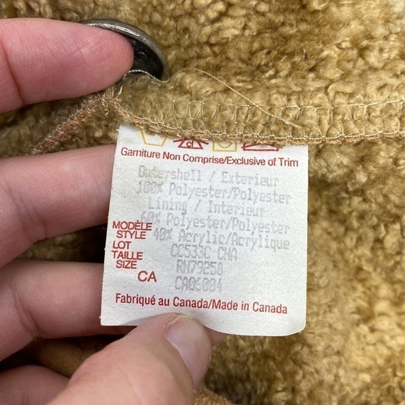 Vintage Country Clothing Co Cheyanne Collection Sherpa Lined Vest Medium Brown - Picture 4 of 8